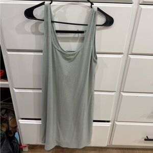 Abercrombie Gray/Green Sleeveless Dress - NWOT